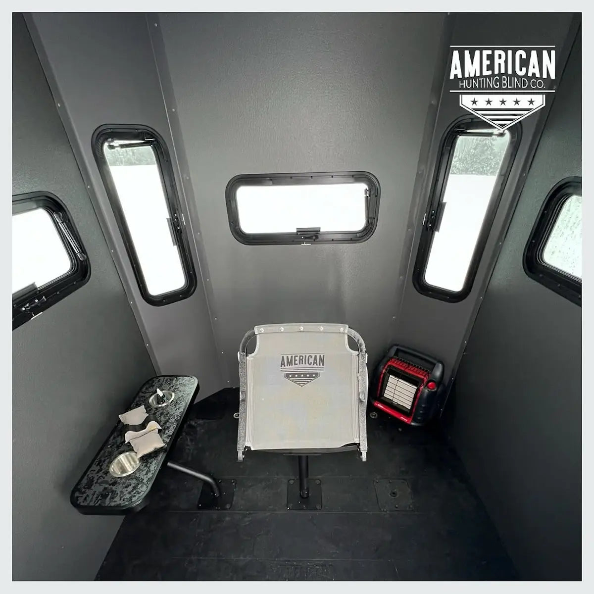 American Hunting Blinds Co. - The Chalet - 6.5' x 6.5' Insulated Hunting Blind