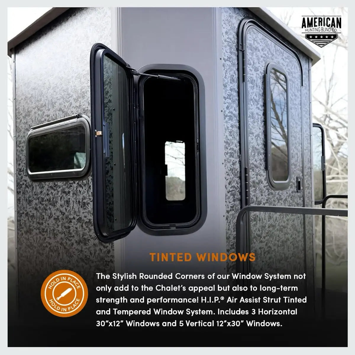 American Hunting Blinds Co. - The Chalet - 6.5' x 6.5' Insulated Hunting Blind