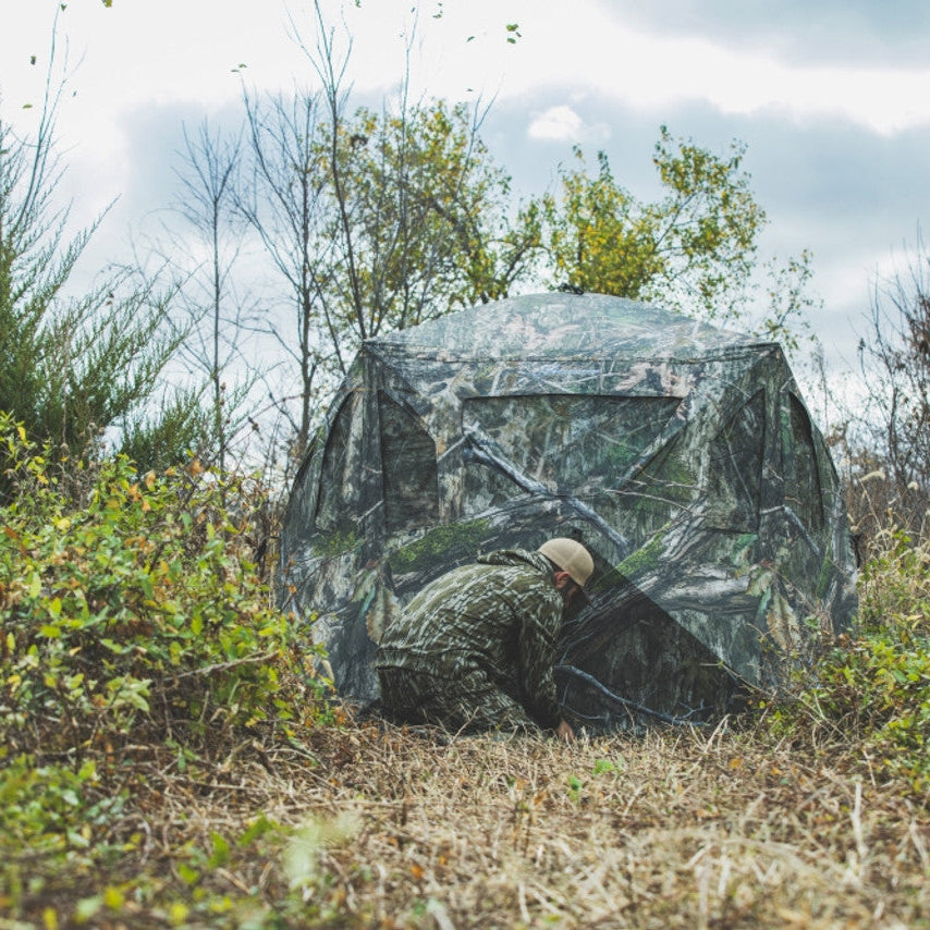 Ameristep Brickhouse  75”x75” Wide Bottom Ground Blind