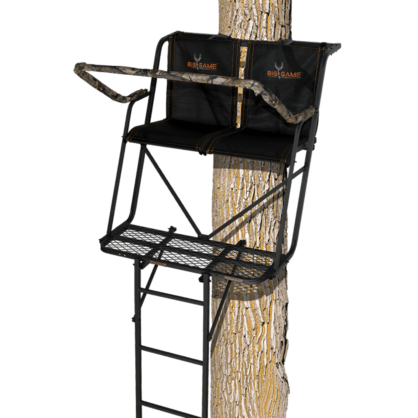 Big Game Big Buddy Ladder Stand – full product setup