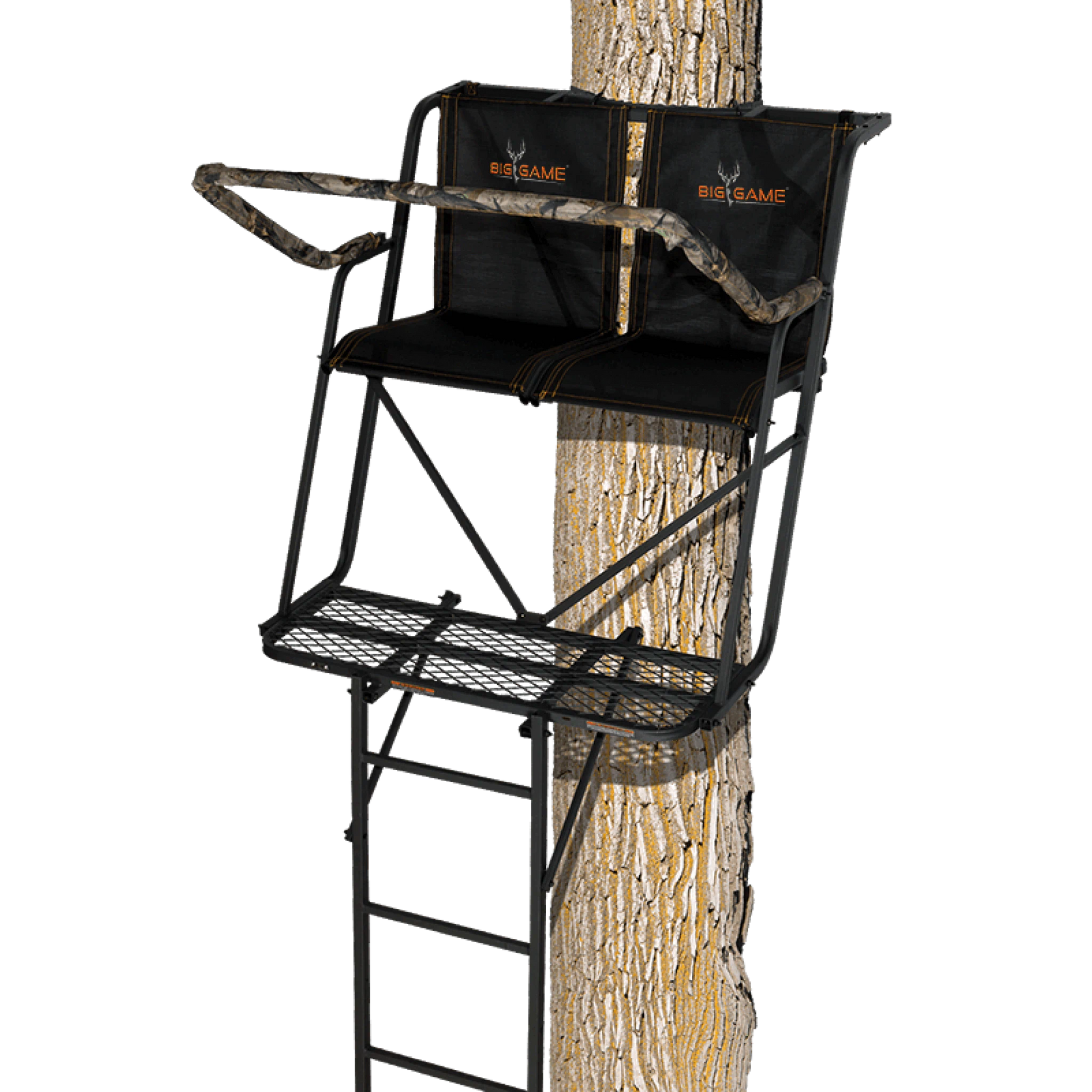 Big Game Big Buddy Ladder Stand – full product setup
