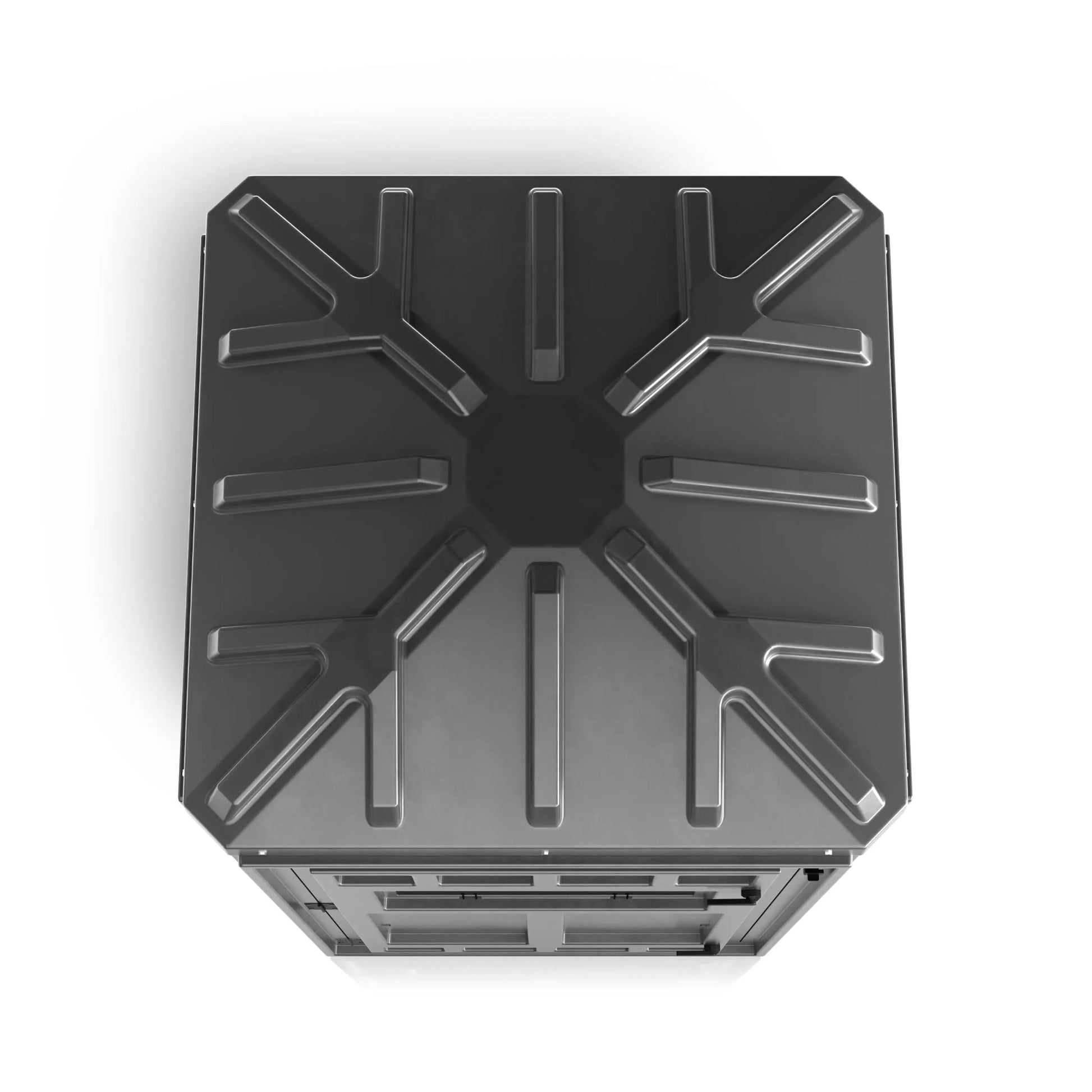 Top view of the Booner 4-Panel deer blind roof, featuring a reinforced, weather-shedding design built for long-term all-season durability.