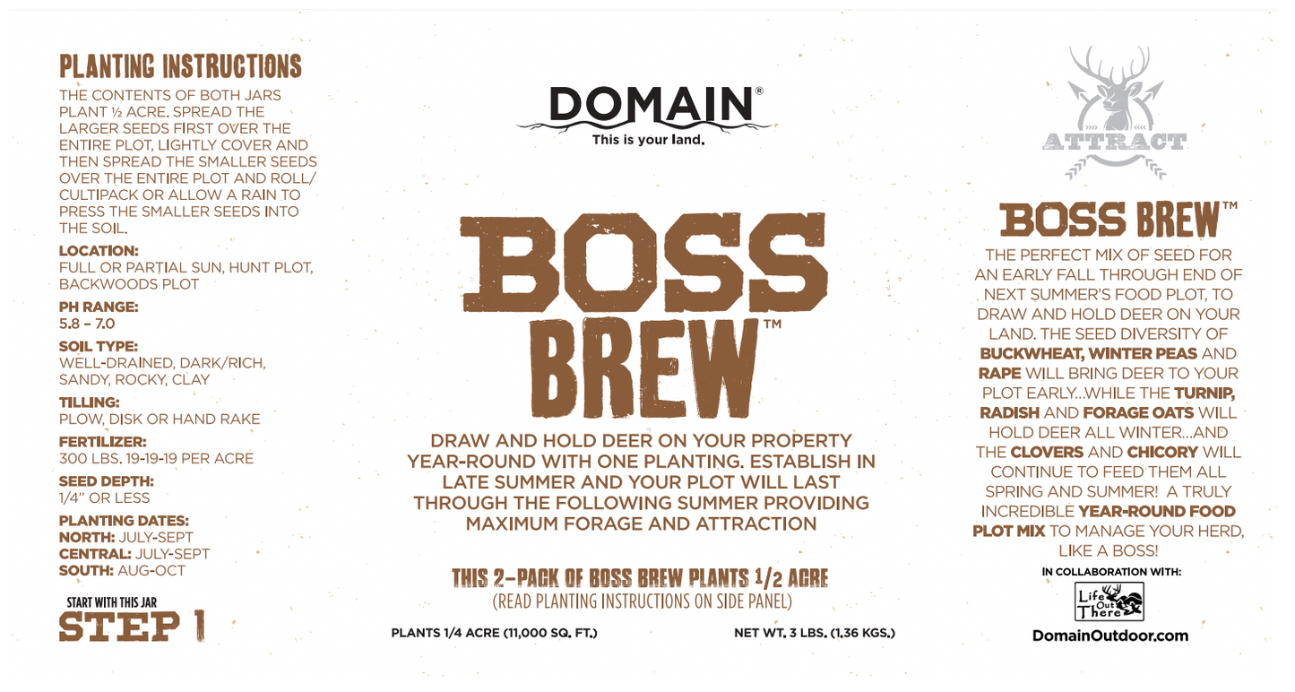 Boss Brew™ Food Plot Seed