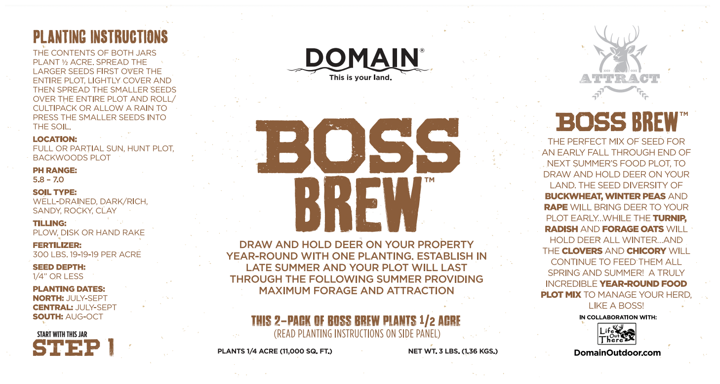 Boss Brew™ Food Plot Seed
