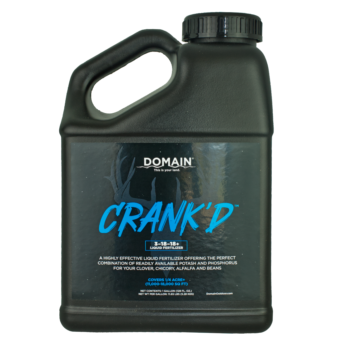 Doman Outdoor Crank'd™ 3-18-18+ Food Plot Liquid