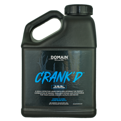 Doman Outdoor Crank'd™ 3-18-18+ Food Plot Liquid
