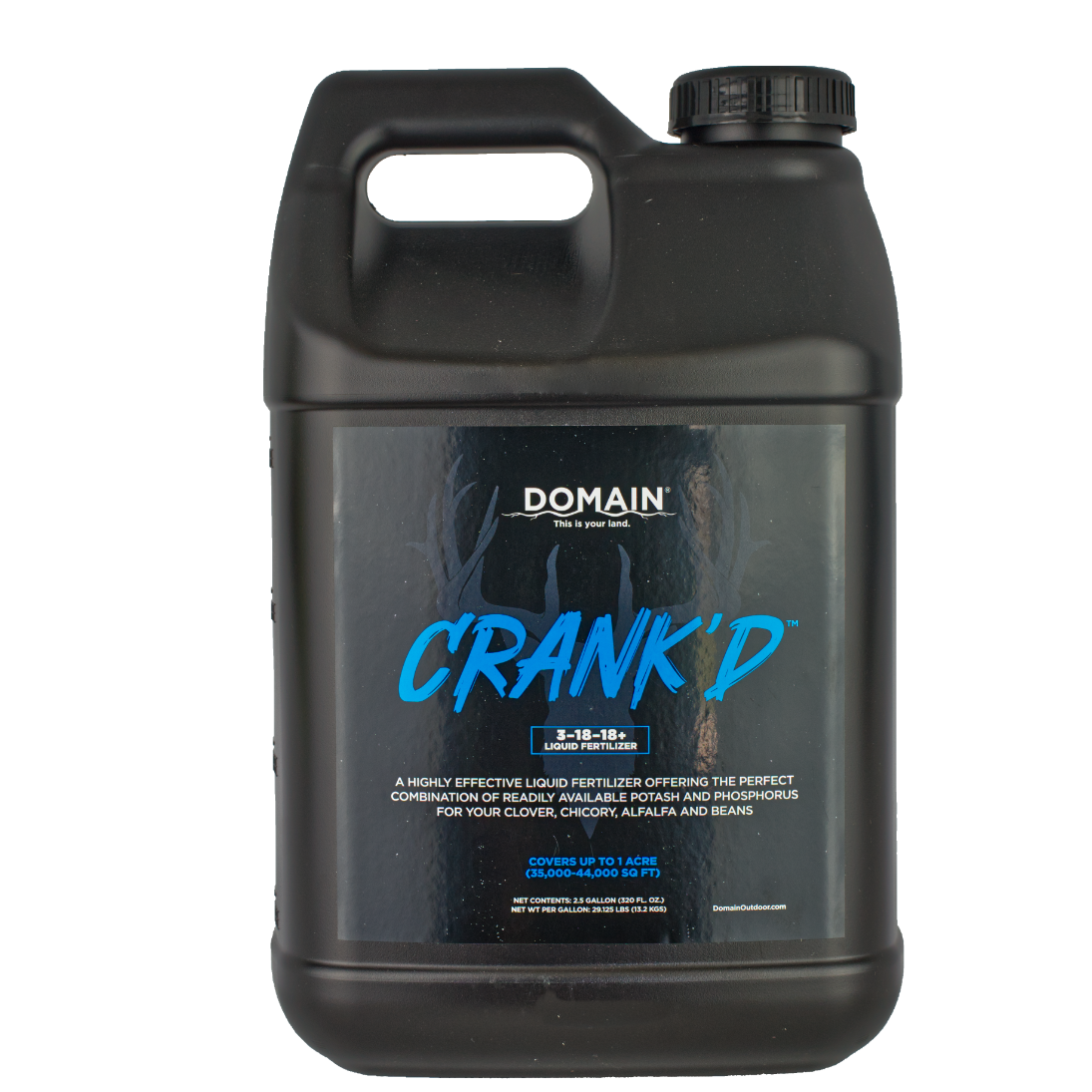 Doman Outdoor Crank'd™ 3-18-18+ Food Plot Liquid