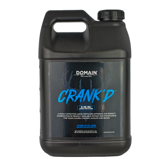 Doman Outdoor Crank'd™ 3-18-18+ Food Plot Liquid