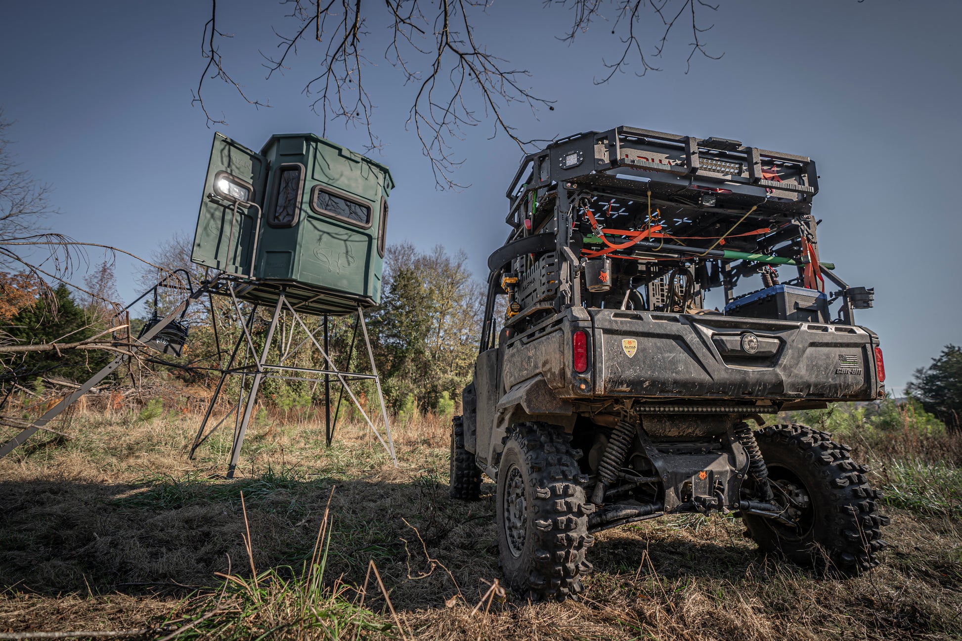 Titan Hunting Blinds - Pro Bow & Rifle Combo Blind - Green