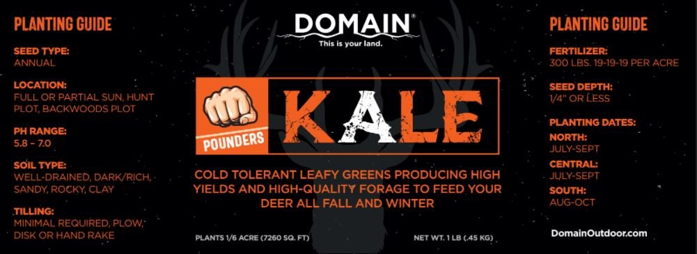 Domain Pounder – Kale Food Plot Seed