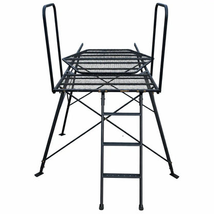 Hawk Scout 5-foot tower hunting blind frame and ladder system, elevated blind support structure