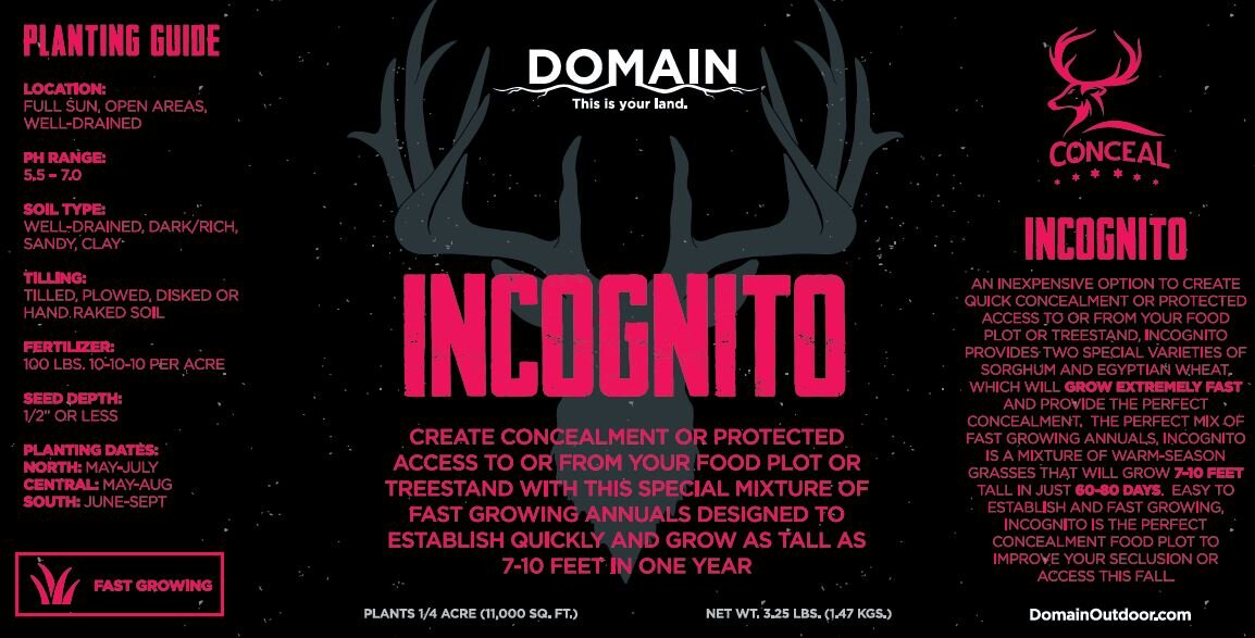 Incognito™ Food Plot Seed
