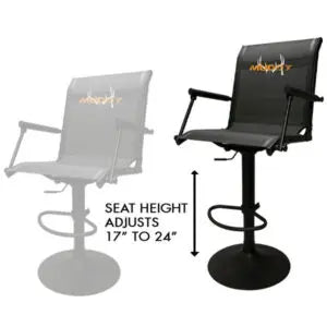 Muddy Swivel Ground Seat Height Options