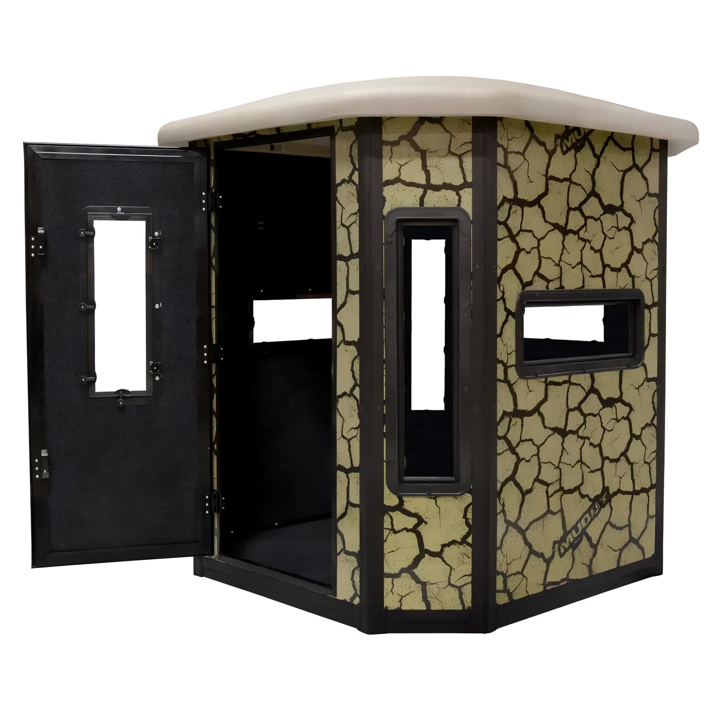 Muddy Bull 6' x 6' Hunting Blind - Door Open