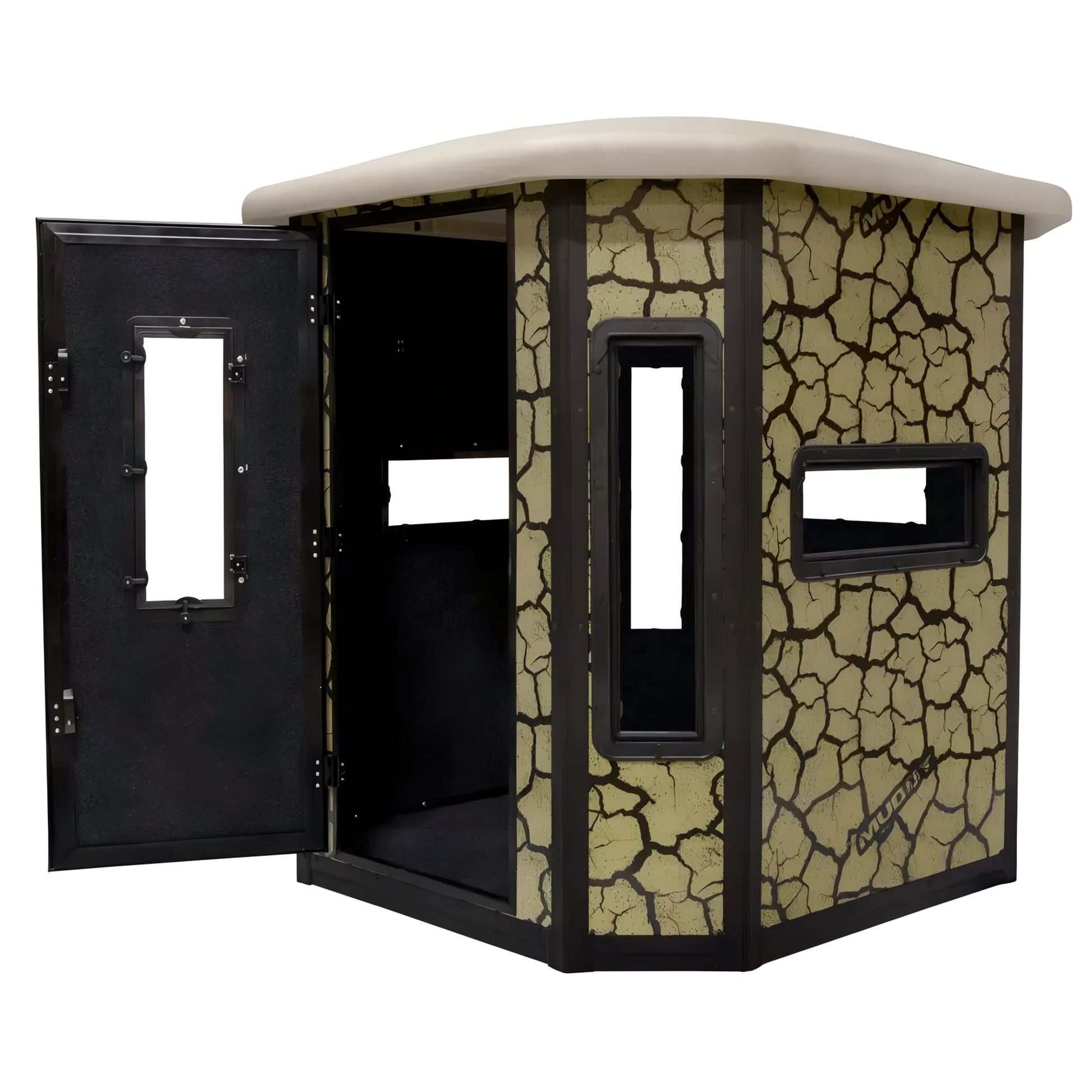 Muddy Bull 6' x 6' Hunting Blind - Door Open
