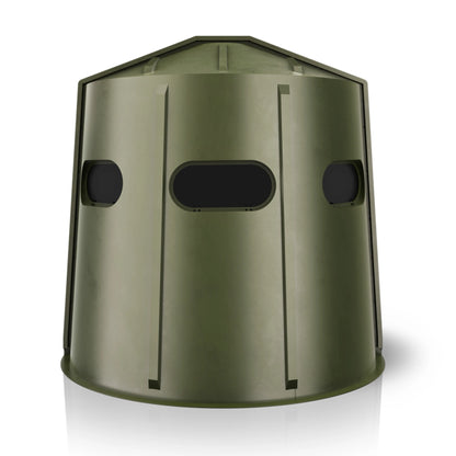 Maverick 5 Shooter GX green deer hunting blind multi-angle product view, portable ground blind sold by Outdoors For Less