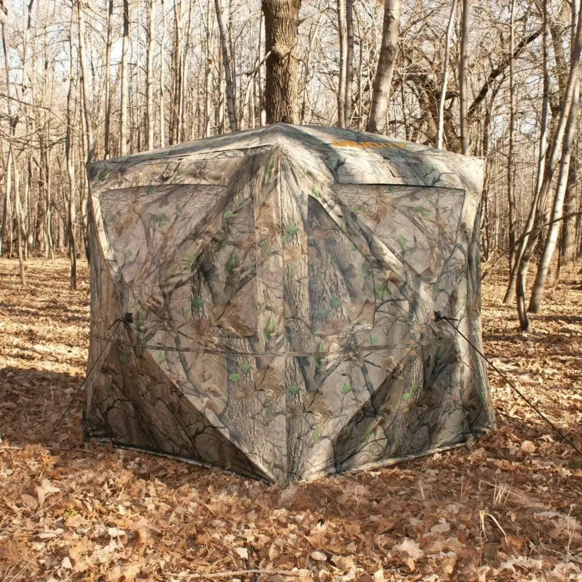 Muddy Ravage ground hunting blind folded flat for transport