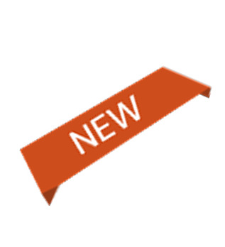 Orange banner with 'NEW' text