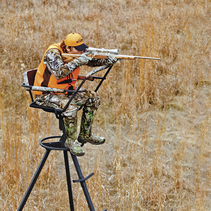 Big Game® Pursuit 12' 1-Person Tripod Stand - 360 Degree Swivel