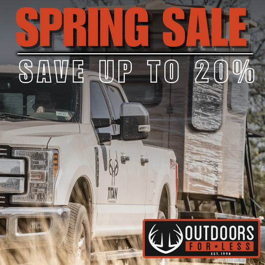 Titan Hunting Blinds - Pro Bow & Rifle Combo Blind - Brown w/ 8ft Tower