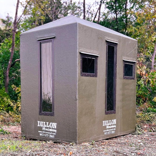 Dillon Manufacturing 4' x 6' Fiberglass Combination Bow and Rifle Blind
