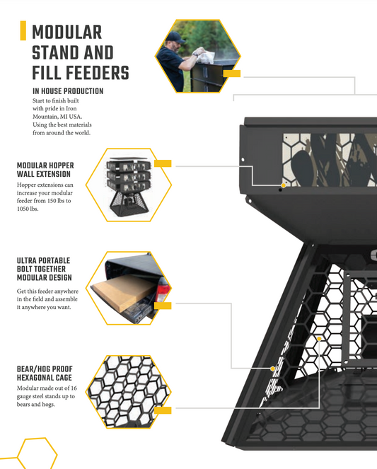 Orion Hunting - 150 Pound Capacity Stand And Fill Deer Feeder