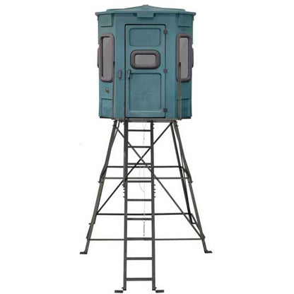 Titan Hunting Blinds - Pro Bow & Rifle Combo Blind - Green w/ 8ft Tower