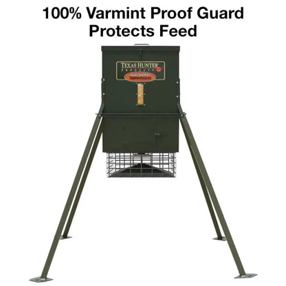 Texas Hunter 300 lb. Trophy Deer Feeder with 4 Foot Legs