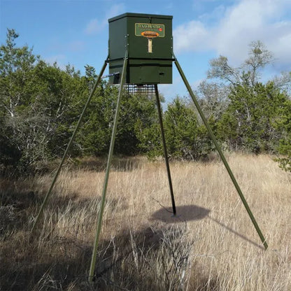Texas Hunter 300 lb. Trophy Deer Corn Feeder with 8 Foot Legs