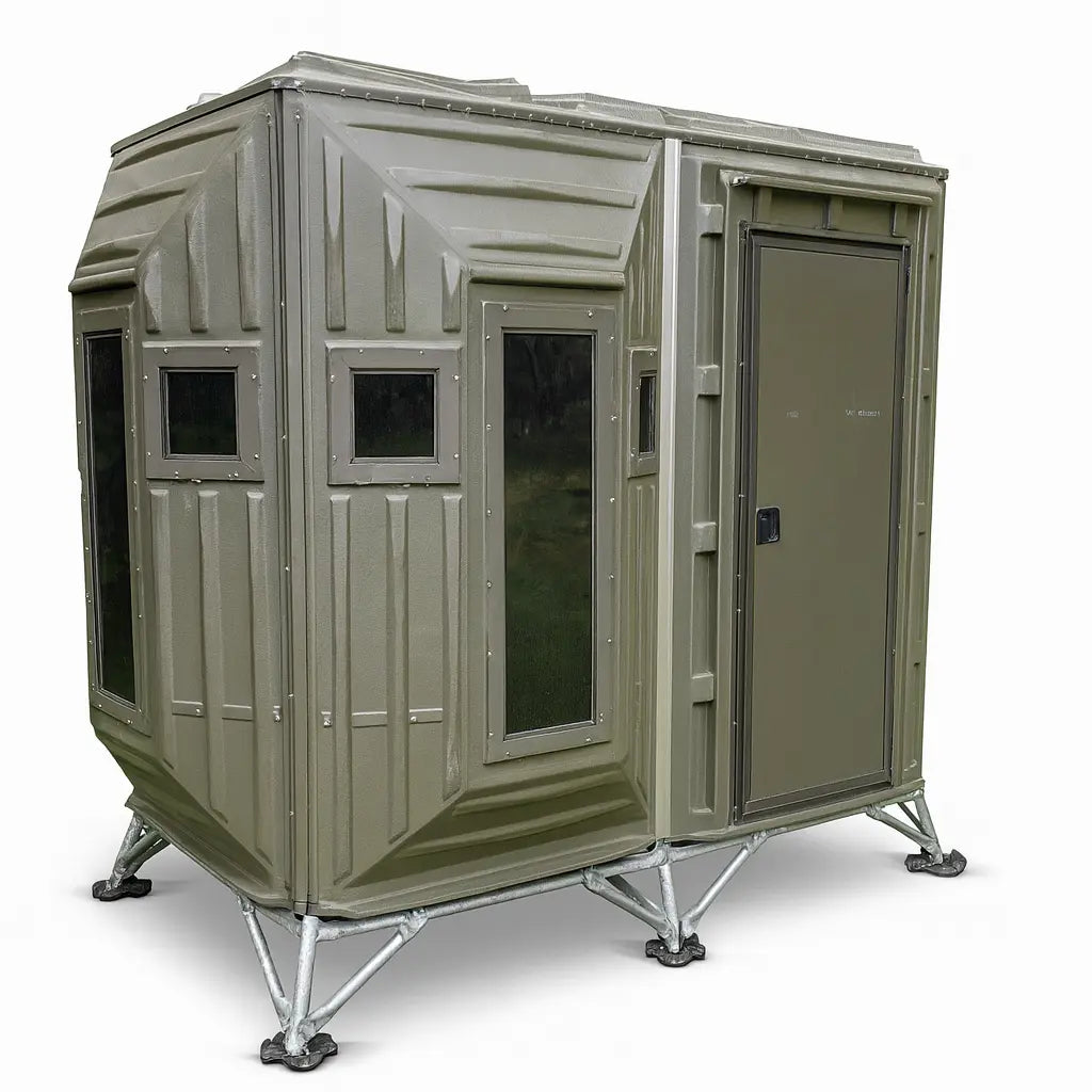 The Blynd 4'x8' Bow Hunting Blind with Full Door