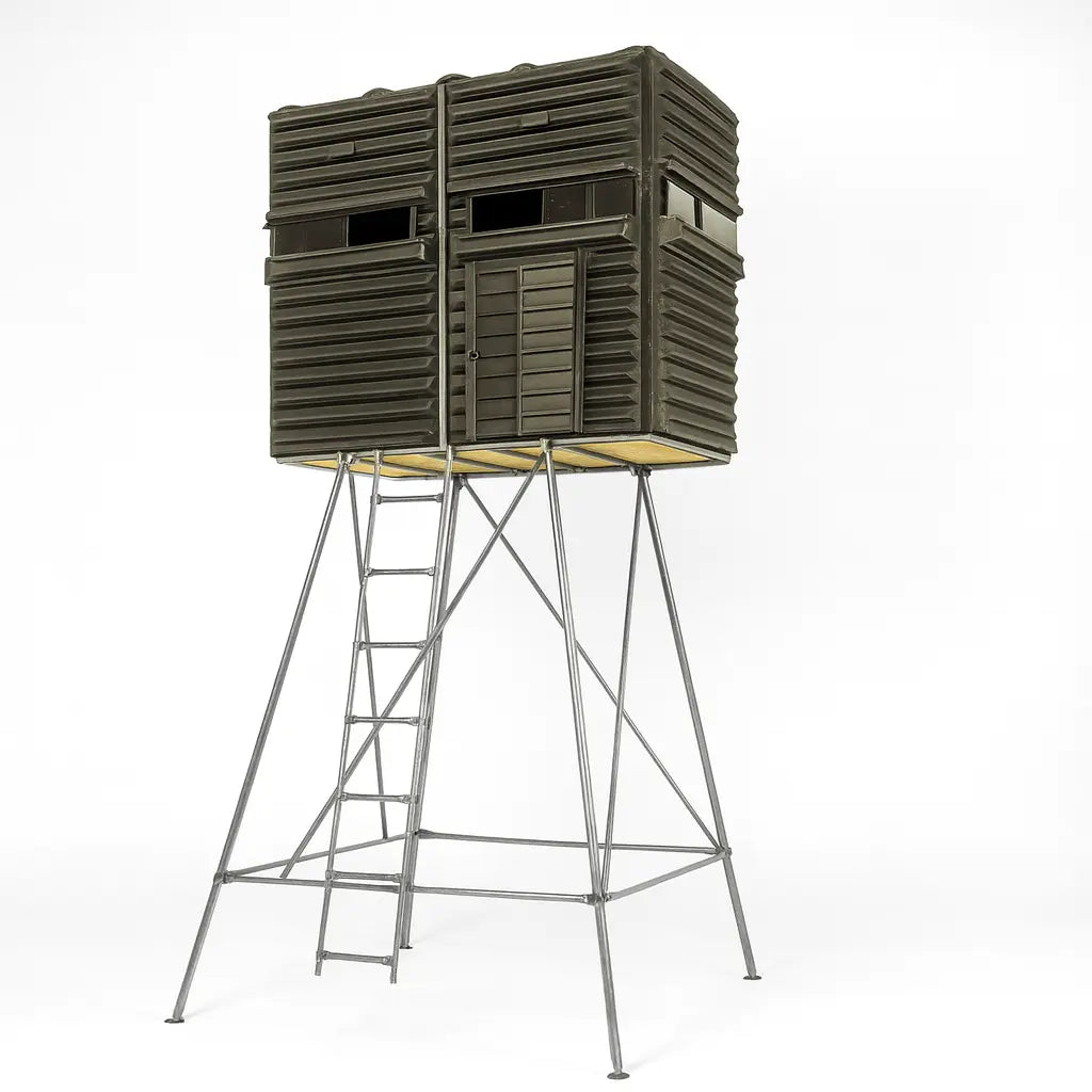 The Blynd 4'x8' Hunting Blind - Olive Drab Green with Full Door