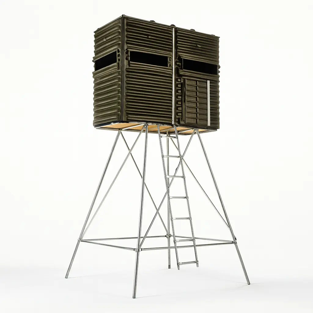 The Blynd 4'x8' Hunting Blind - Olive Drab Green with Full Door