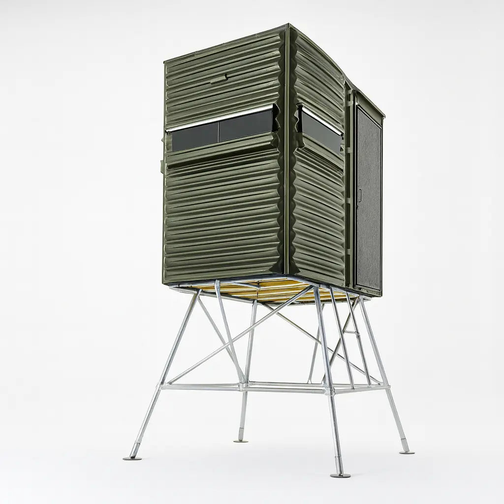 The Blynd 4'x8' Hunting Blind - Olive Drab Green with Full Door