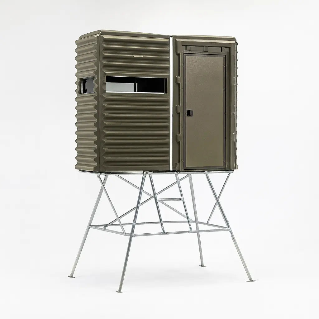 The Blynd 4'x8' Hunting Blind - Olive Drab Green with Full Door
