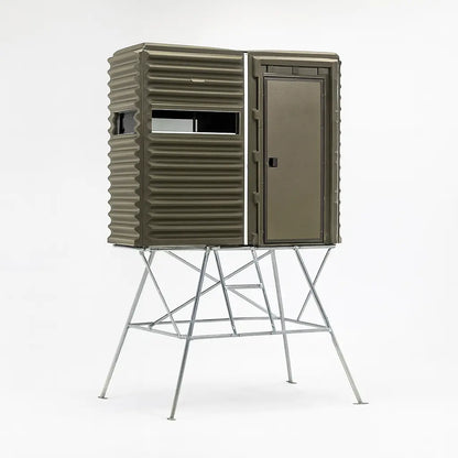 The Blynd 4'x8' Hunting Blind - Olive Drab Green with Full Door