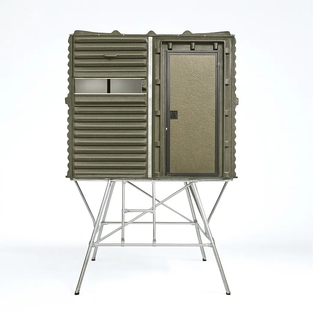 The Blynd 4'x8' Hunting Blind - Olive Drab Green with Full Door
