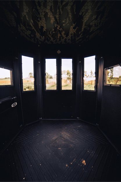Orion ORIGIN Series — 6x6 Modular Archery Blind & 10 ft Elevated Stand Package