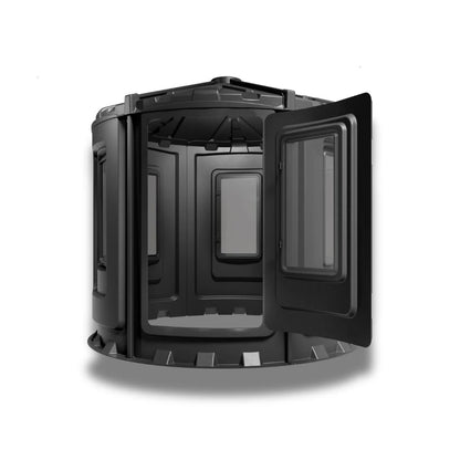 Maverick XL-V partially open door, showing the interior space, set against a plain white background.