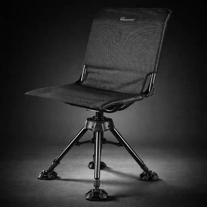 Ameristep Silent Swivel 360 hunting blind chair studio product image highlighting padded seat and frame
