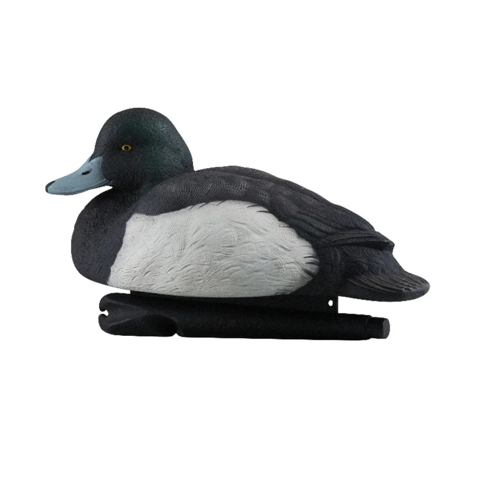 Avian-X TopFlight Bluebills drake floating decoy side profile with weighted keel visible