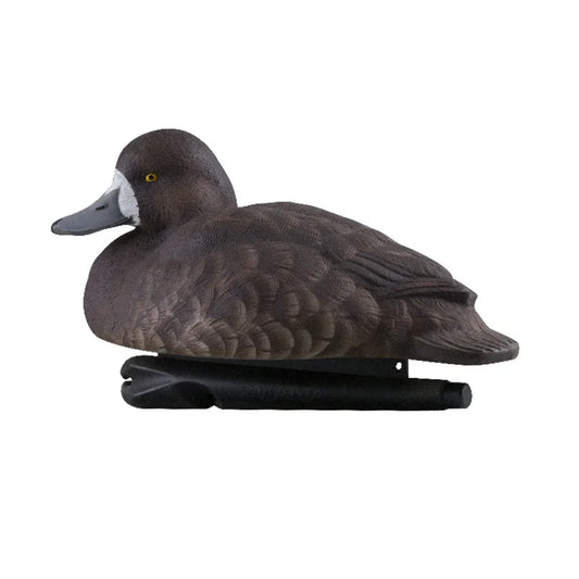 Avian-X TopFlight Bluebills hen floating decoy side profile showing brown plumage