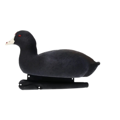 Avian-X TopFlight Coot floating decoy single unit, left side profile on white background