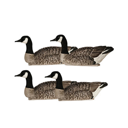 Avian-X Topflight Honkers 4-pack floating Canada goose decoys studio shot on white background
