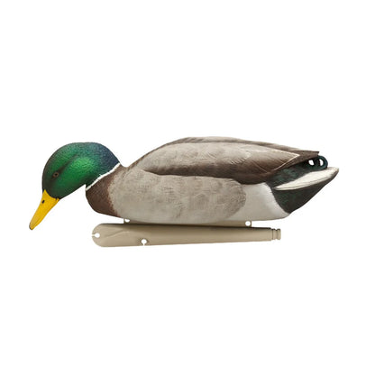 Avian-X TopFlight Mallards Fusion Pack drake resting decoy side profile with keel