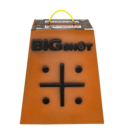 Big Shot Pro Hunter 18" archery target, front face showing crosshair pattern with four corner aiming spots