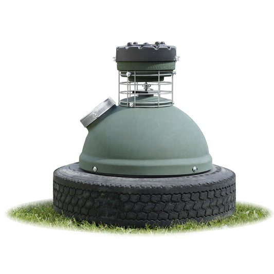 Capsule Game Feeder 250 lb. Capacity Tire Feeder