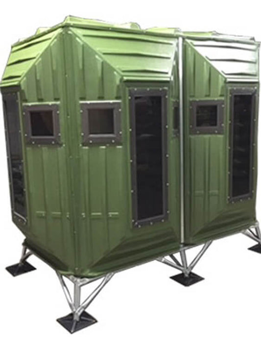 'The Bynd' 4'x8' Bow Hunting Blind - Olive Drab Green with Full Door