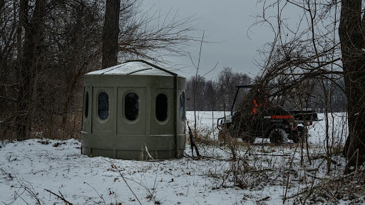 Maverick XL Deer Hunting Blind in Brown