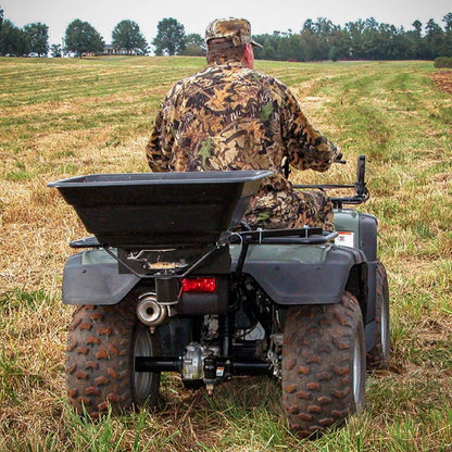 Moultrie ATV Food Plot 50 lbs. Capacity Spreader with Hopper Cover