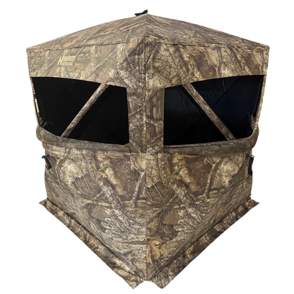 HARVST Outdoors - Brushline 75"x75"  Ground Blind - Shoot-Thru Mesh